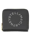 Stella Mccartney Zipped Wallet In Black