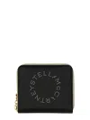 Stella Mccartney Zipped Wallet In Black