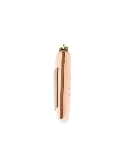 Stella Mccartney Zipped Wallet In Powder