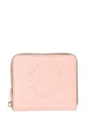 Stella Mccartney Zipped Wallet In Powder