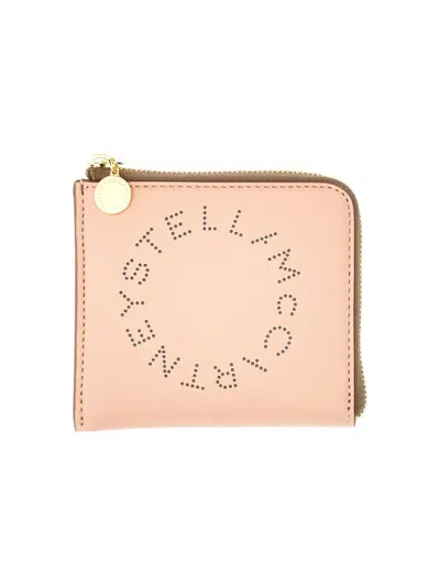 Stella Mccartney Zipped Wallet In Brown