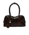 Stella Mccartney Medium Ryder Padlock Shoulder Bag In Brown
