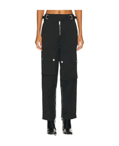 Stella Mccartney Zipper Pocket Casual Pants In Black