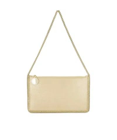 Stella Mccartney Zipper Shoulder Bag In Brown