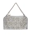 Stella Mccartney Zipper Tote Bag In Silver
