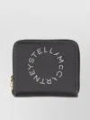 Stella Mccartney Zipper Wallet Textured Finish
