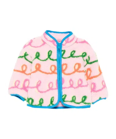 Stella Mccartney Kids' Zippered Casual Jacket In Pink