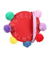 Stella Mccartney Logo Strap Crossbody Bag In Red