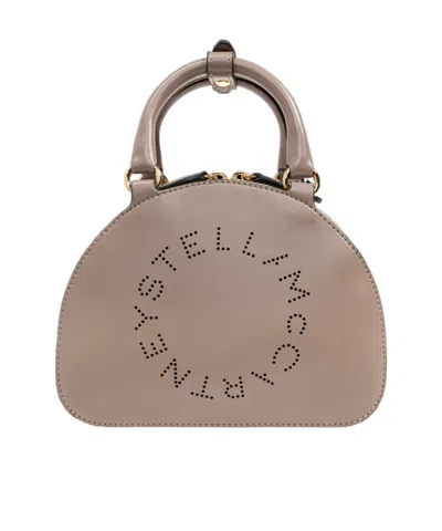 Stella Mccartney Zippered Shoulder Bag In Nude
