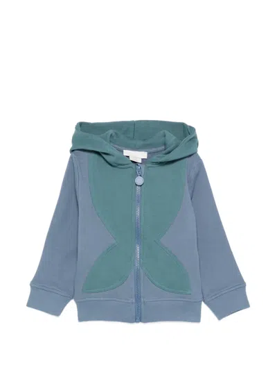 Stella Mccartney Kids' Zip-up Hoodie In Blue