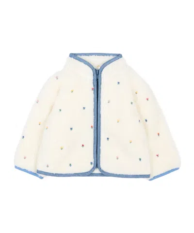 Stella Mccartney Kids' Zip-up Jacket In White