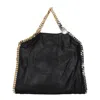 Stella Mccartney Falabella Tiny Crossbody Bag In Black