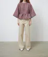 Stella Nova Abida Blouse In Red Mix In Multi