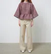Stella Nova Abida Blouse In Red Mix In Multi