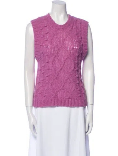 Pre-owned Stella Nova Crew Neck Sweater In Purple