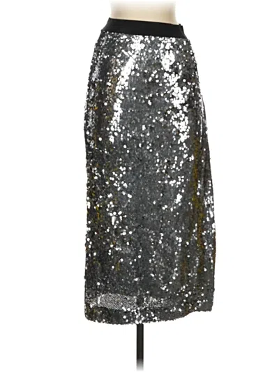 Pre-owned Stella Nova Formal Skirt In Silver