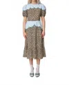 Stella Nova Leopard Midi Dress In Animal In Multi