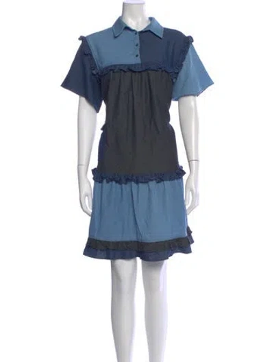 Pre-owned Stella Nova Mini Dress In Blue