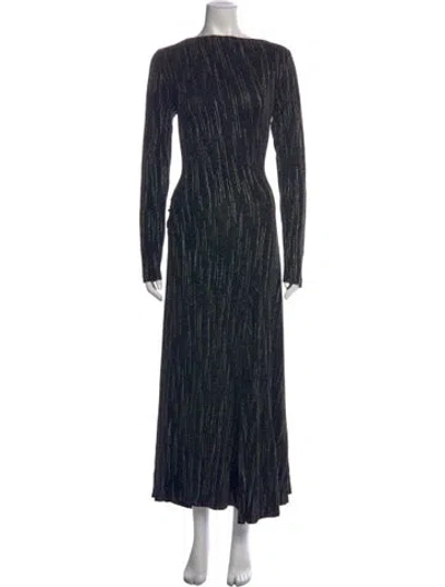 Pre-owned Stella Nova Striped Long Dress W/ Tags In Blue