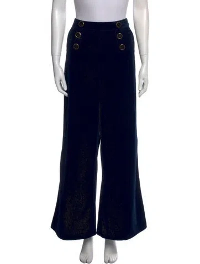 Pre-owned Stella Nova Wide Leg Pants In Blue