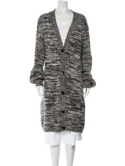 Pre-owned Stella Pardo Baby Alpaca Striped Sweater In Multi