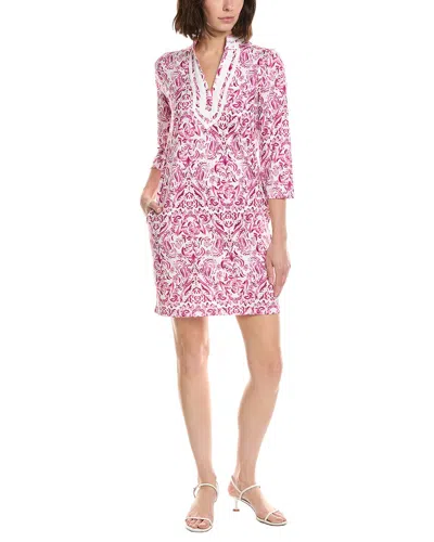 Stella Parker 3/4-sleeve Tunic Dress In Multi