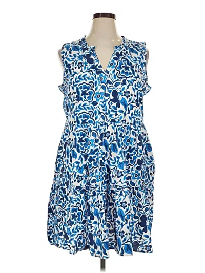 Pre-owned Stella Parker Casual Dress In Blue
