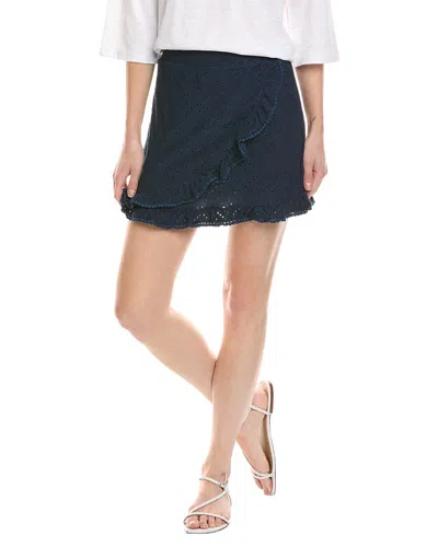 Stella Parker Daniela Ruffle Skort In Black