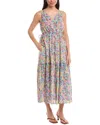 Stella Parker Drawstring Side Tie Maxi Dress
