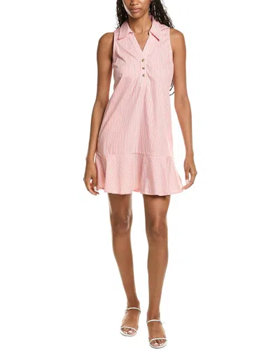 Stella Parker Flounced Dress In Pink