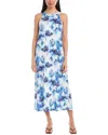 Stella Parker Jewel Neck Upf Maxi Dress