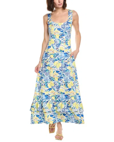 Stella Parker Kenna Printed Maxi Dress In Multi