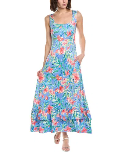 Stella Parker Kenna Printed Maxi Dress In Yellow