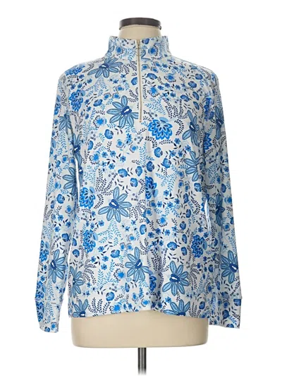 Pre-owned Stella Parker Long Sleeve T-shirt In Blue