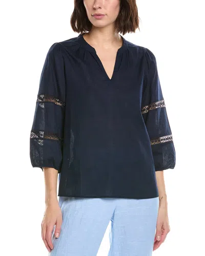 Stella Parker Lydia Printed Collared Shirt In Multi