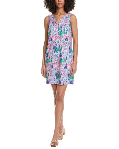Stella Parker Notch Neck Dress In Multi