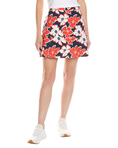 Stella Parker Pleated Hem Skort In Multi