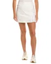 Stella Parker Scalloped Pull-on Skort In White