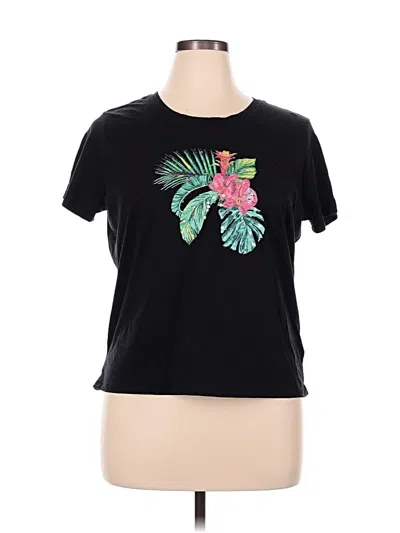 Pre-owned Stella Parker Short Sleeve T-shirt In Black