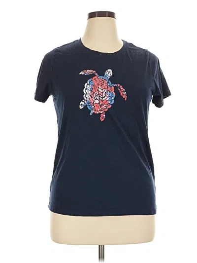 Pre-owned Stella Parker Short Sleeve T-shirt In Blue