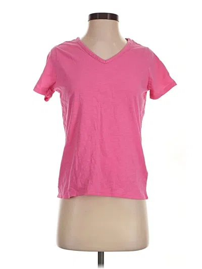 Pre-owned Stella Parker Short Sleeve T-shirt In Pink