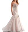 Stella York Sexy Wedding Dress With Sheer Bodice In Is-mc In Multi