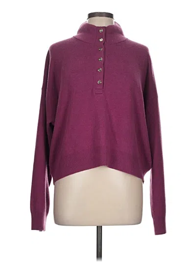 Pre-owned Stellae Dux Pullover Sweater In Burgundy