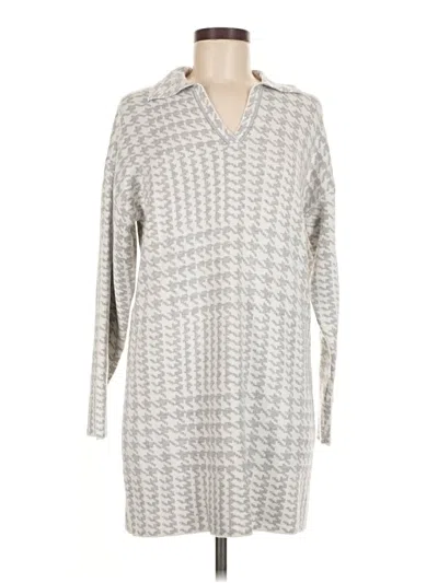 Stellae Dux Pullover Sweater In Silver