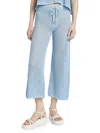 Stellae Dux Women's Crocheted Wide-leg Pants In Chicory
