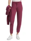 Stellae Dux Women's Double-knit Drawstring Joggers In Purple
