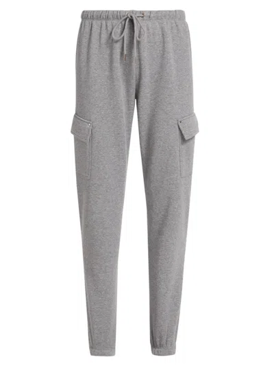 Stellae Dux Women's Drawstring Cargo Sweatpants In Gray