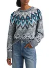 Stellae Dux Women's Fair Isle Sweater In Multi