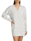 Stellae Dux Women's Houndstooth Knit Minidress