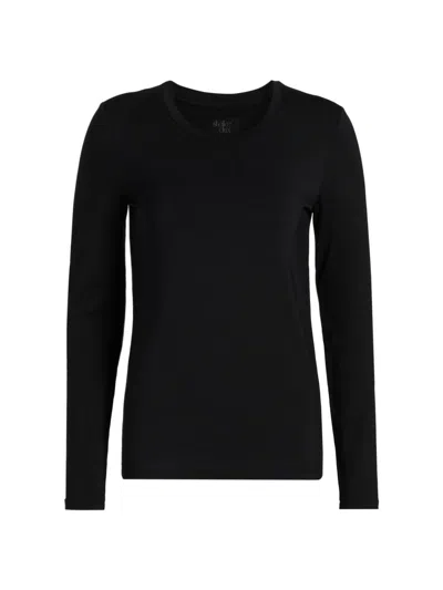 Stellae Dux Women's Mesa Long Sleeve T-shirt In Black